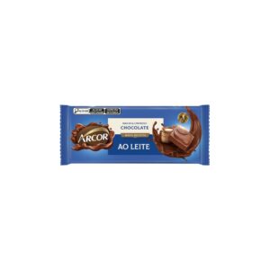 Barra de Chocolate ao Leite Arcor Pacote 80g