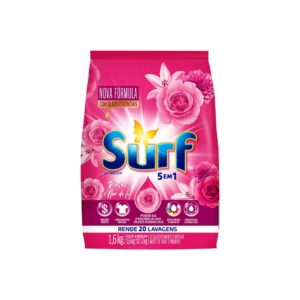 Sabão em Pó Rosas e Flor de Lis Surf Pacote 1,6kg