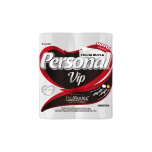 Papel Higiênico Folha Dupla Neutro Personal Vip 30m Pacote C/4 Unidades